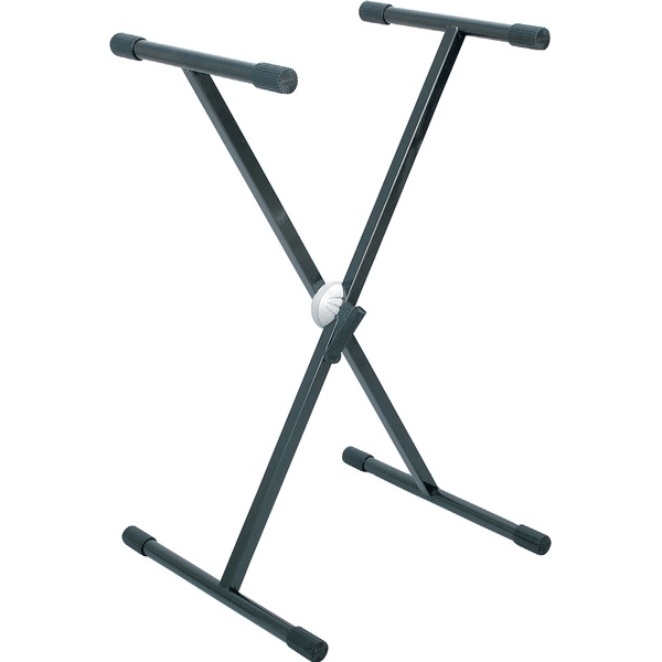 PROEL STAGE Supporto professionale per tastiera a singolo livello con sistema di regolazione SNAP LOCK. Convertibile in supporto a due livelli usando l'articolo EL450.