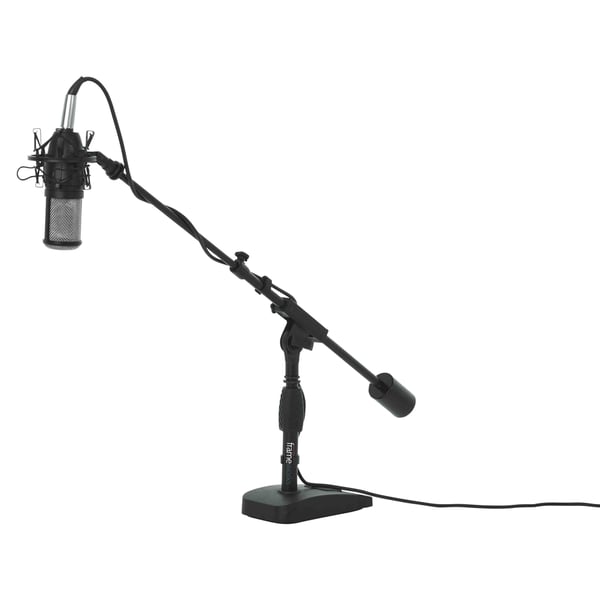 Gator Frameworks GFW-MIC-0822 Supporto microfono con asta telescopica per desktop e strumenti