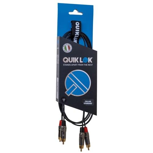 Quik Lok ITST/4RCA-2 2xRCA/2xRCA 2mt