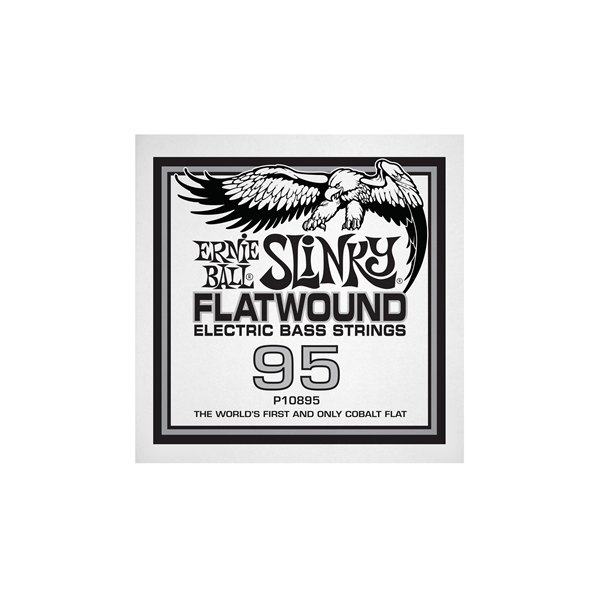 Ernie Ball 0895 Cobalt Flatwound Bass .095