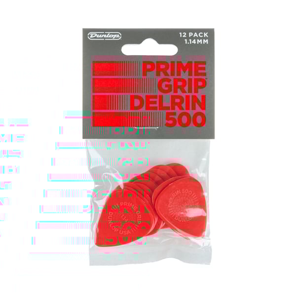Dunlop 450P114 Prime Grip Delrin 500 1.14 mm Player's Pack/12