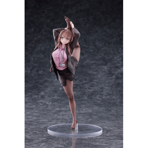 Original Character PVC Statue 1/6 OL-chan Who Doesn't Want to Go to Work Pink Ver. Deluxe Edition 26 cm