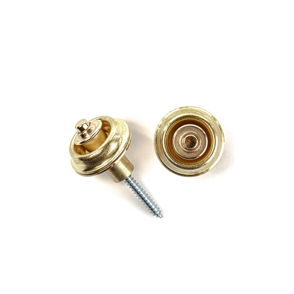 Dunlop SLS1402BR Straplok Flush Mount Strap Retainer System, Brass