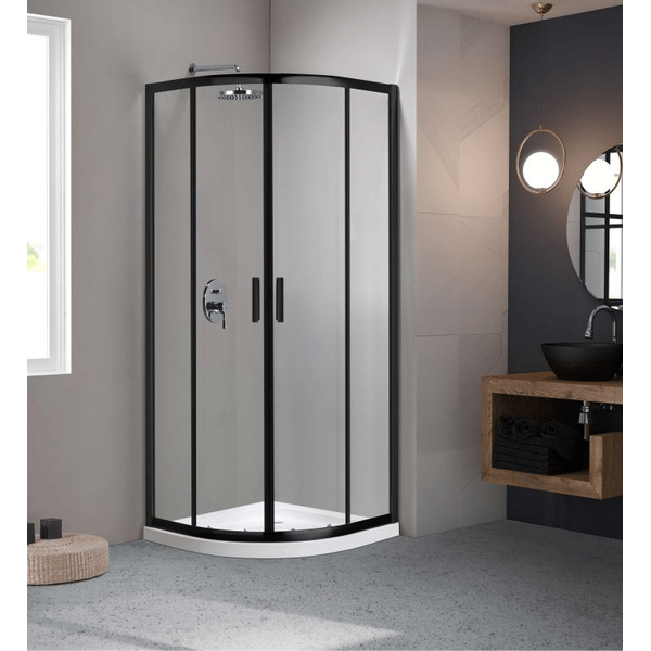 Box doccia angolare porta scorrevole 75x75 cm opaco