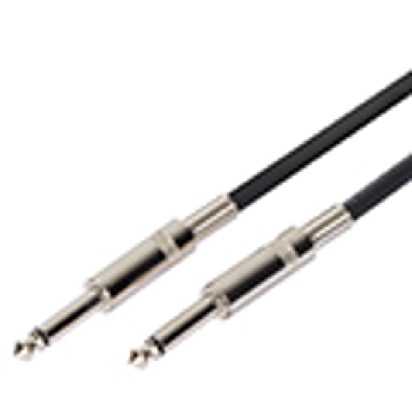 SOUNDSATION Cavo strumenti sbilanciato 6.3mm Jack MONO - 6.3mm Jack MONO / 3mt. Modello EICJJ-3BK