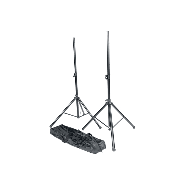 RTX SS01-PACK Aste Metalliche Nere con Custodia 2 Pcs