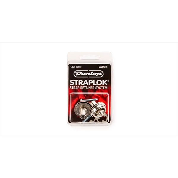 Dunlop SLS1401N Straplok Flush Mount Strap Retainer System, Nickel