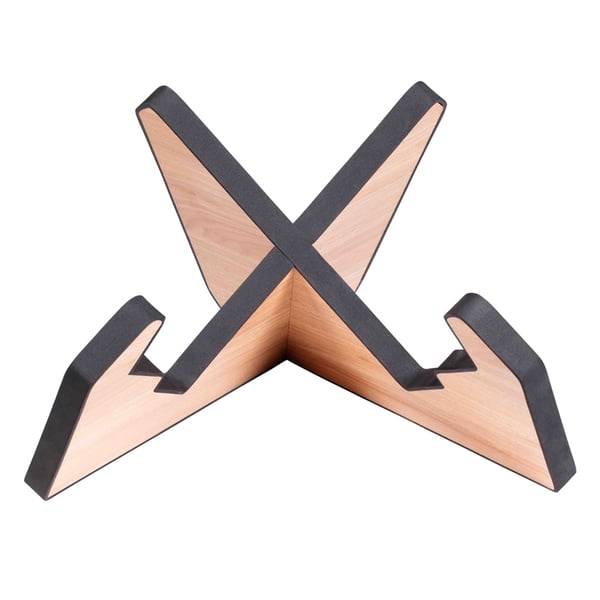 Gator Frameworks GFW-ELITEGTRXSTD-MPL Supporto X per chitarra in finitura naturale opaca Maple<br>