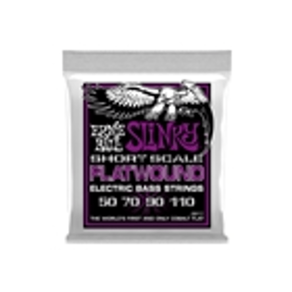 Ernie Ball 2817 Slinky Short Scale Flatwound El Bass 50-110