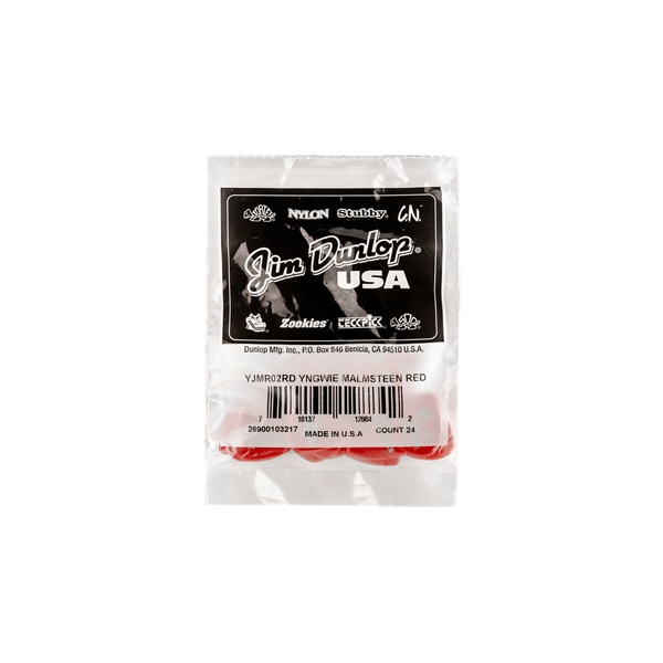 Dunlop YJMR02RD Malmsteen Custom Delrin Pick 2.0 mm 24pc