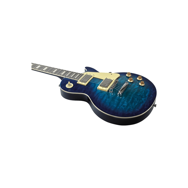 Eko Guitars VL-480 See Thru Blue Quilted