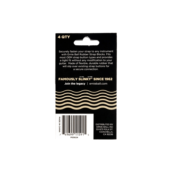 Ernie Ball 5624 Strap Blocks Cream