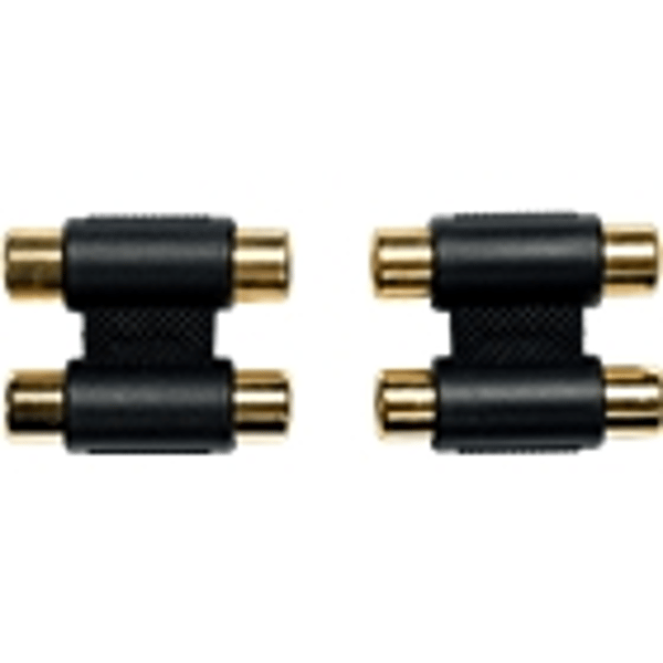 Yellow Cable AD15 Adattatore 2x RCA/2x RCA Femmina 2 Pcs