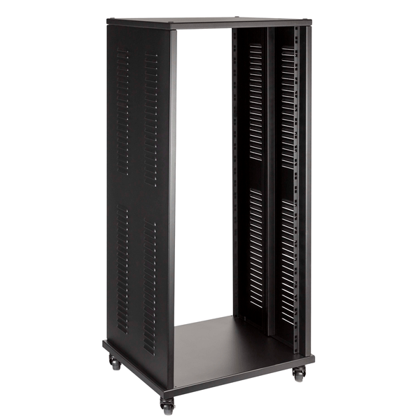PROEL STAGE Supporto rack professionale da 19" ad 24U, con struttura in acciaio.