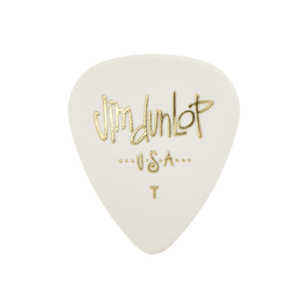 Dunlop 483P#01 White Classic - Thin