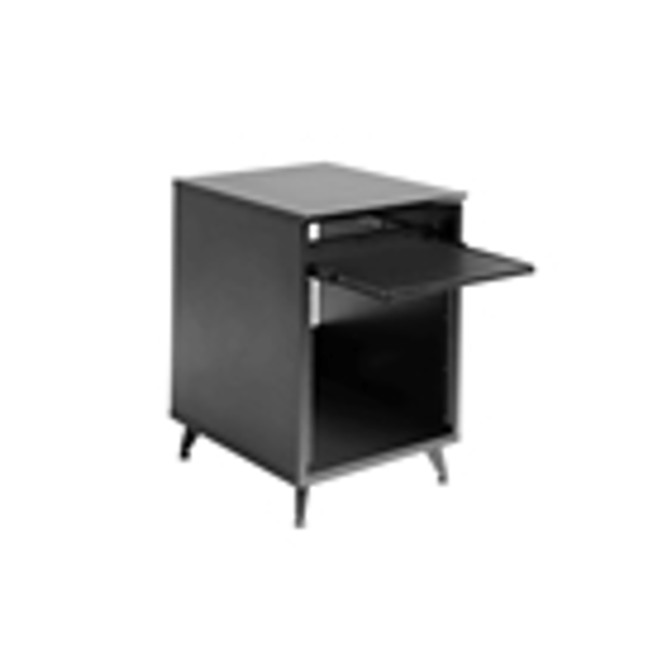 Gator Frameworks GFW-ELITEDESKRK-BLK Rack studio 10U in nero<br>