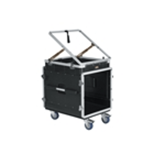Gator Cases GRC-12X10 PU Rack audio 12U top, 10U laterale