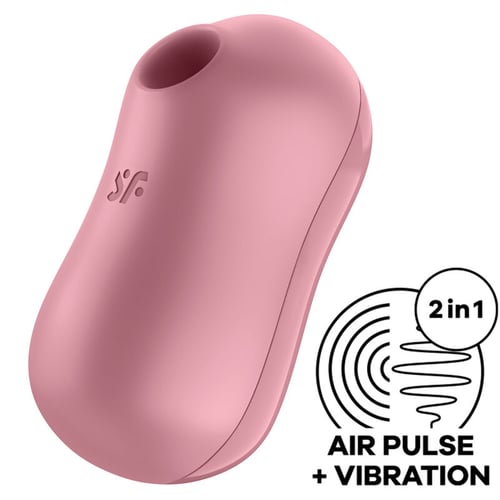 SATISFYER AIR PULSE SATISFYER - STIMOLATORE E VIBRATORE D'ARIA PER ZUCCHERO DI COTONE ROSA