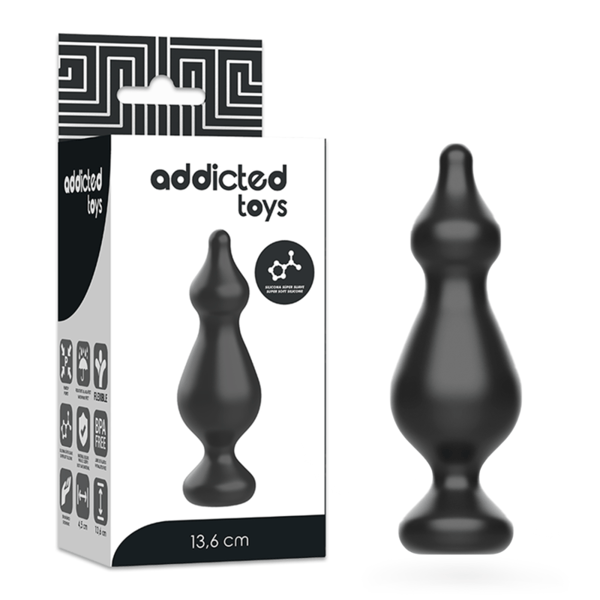 ADDICTED TOYS ANAL SEXUAL PLUG 13.6CM SCHWARZ