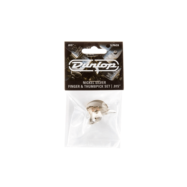 Dunlop 33P N/S 4FINGER & 1THUMB .015 - PLAYER'S PACK 5 PLETTRI