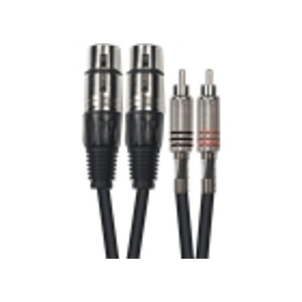 Yellow Cable K10-3 Cavo Segnale 2x RCA maschio/2x XLR Femmina 3 m