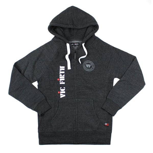 Vic Firth PHOODIE20LOGOM - Zip Logo Hoodie - M