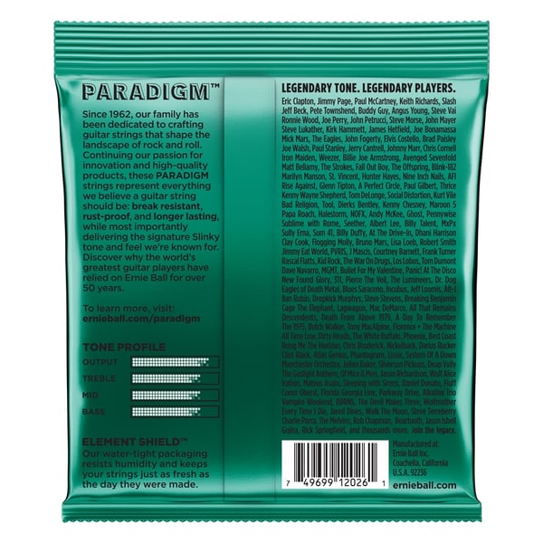 Ernie Ball 2026 Paradigm Not Even Slinky 12-56