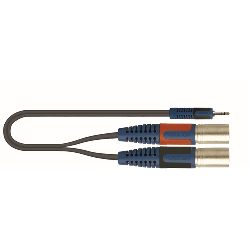 Quik Lok RKSA/192-3 Minijack Stereo/2 XLR Maschio