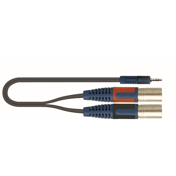 Quik Lok RKSA/192-5 Minijack Stereo/2 XLR Maschio