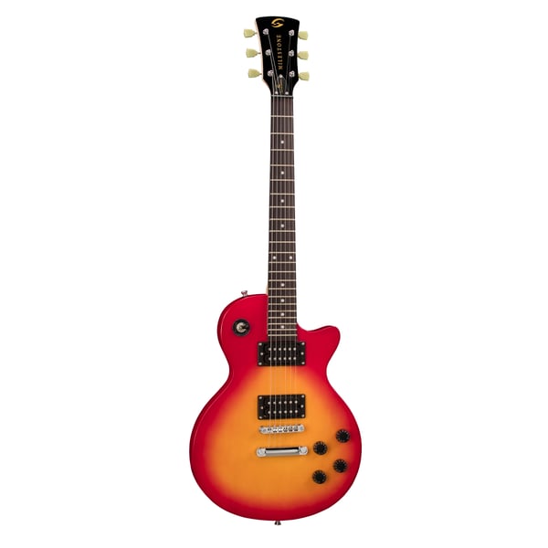 SOUNDSATION Chitarra elettrica cutaway flat top con 2 humbucker. Modello MILESTONE-ST CSB