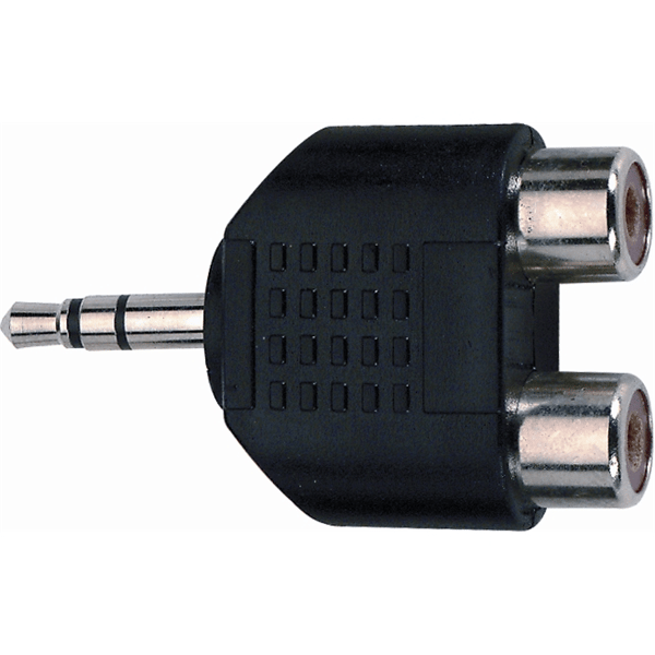 Quik Lok AD/273 Adattatore audio Jack stereo/ 2 RCA F