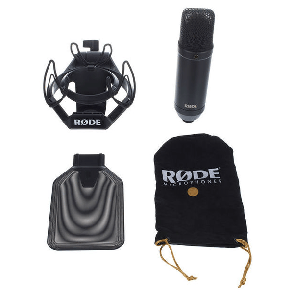 RODE NT1 KIT MICROFONO A CONDENSATORE CARDIOIDE + SOSPENSIONE ELASTICA + FILTRO ANTIPOP