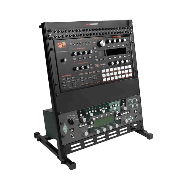 Gator Frameworks GFW-DESKTOPRK-12U Rack da scrivania in metallo a 12 unità<br>