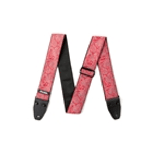 Dunlop D6711 Tracolla Jacquard Paisley Red
