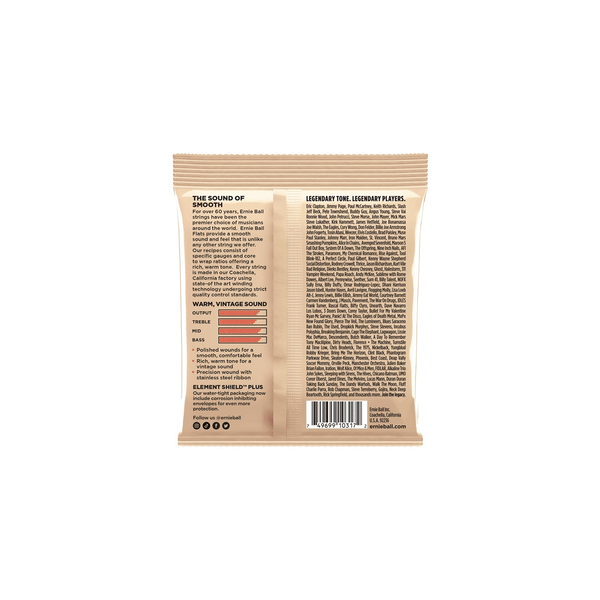 Ernie Ball 2582 Medium-Light Flat El Guitar 12-52