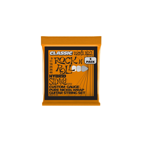 Ernie Ball 3252 Hybrid SlinkyClassic RnR Pk 9 46