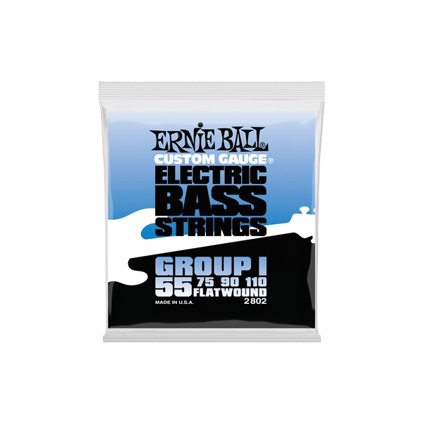 Ernie Ball 2802 Flatwound Group I 55-110