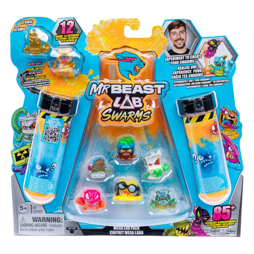 Mr. Beast Lab Swarms assortiment pack 12 figurines Mega Lab 2 3 cm (4)