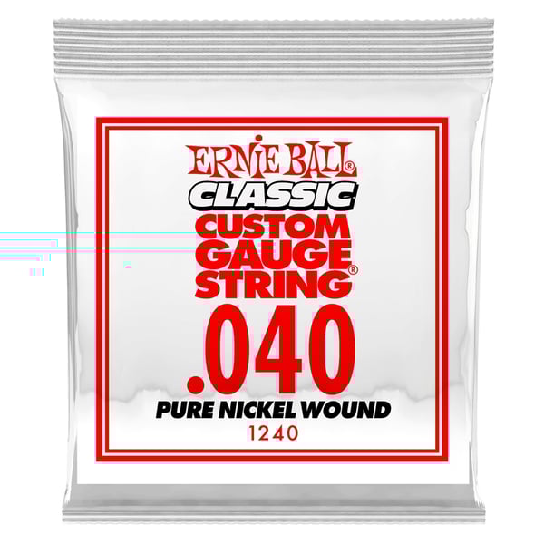 Ernie Ball 1240 Pure Nickel Wound .040