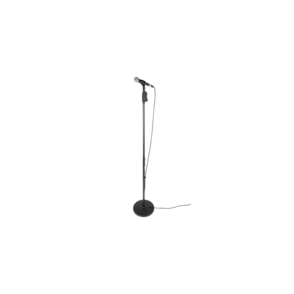 Gator Frameworks GFW-MIC-1201 Supporto microfonico con base rotonda da 30,5 cm e altezza regolabile da 101,6 a 160 cm<br>