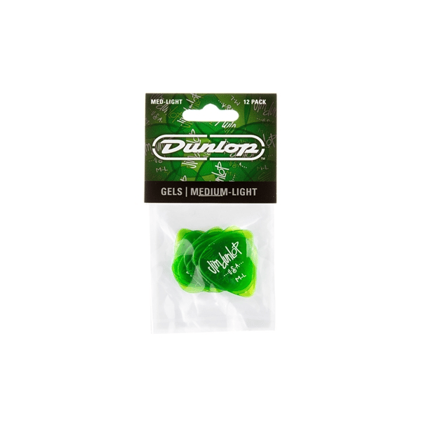 Dunlop 486PML Gels Green Medium Light