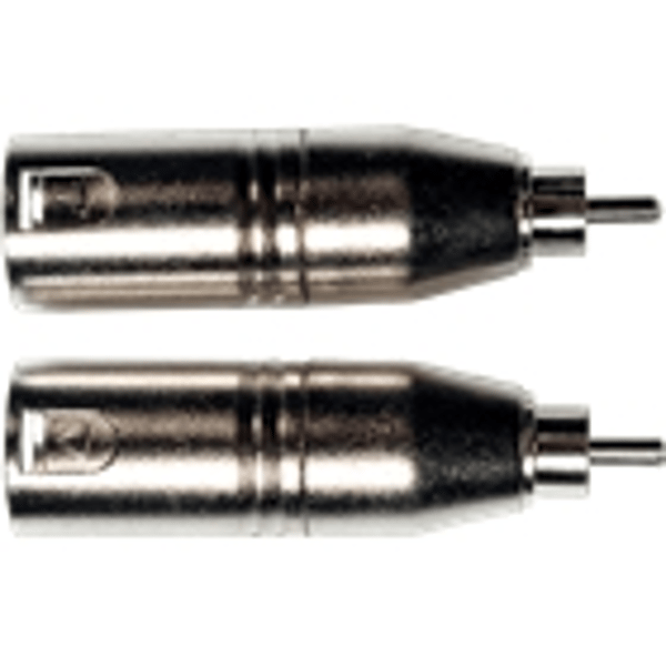 Yellow Cable AD19 Adattatore RCA Maschio/XLR Maschio 2 Pcs