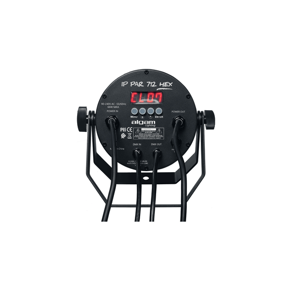 Algam Lighting IP-PAR-712-HEX Proiettore Par LED per Esterni DMX