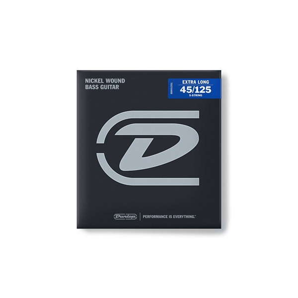 Dunlop DBN45125XL Nickel Wound Extra Long 45-125 5/Set