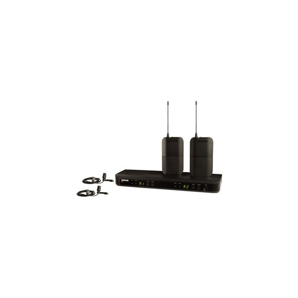 Shure BLX188E-CVL Sistema wireless BLX88E, 2x BLX1, 2x CVL-B/C-TQG. (M17)