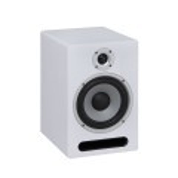 SOUNDSATION Monitor da studio bianco a 2 vie biamplificato con Woofer da 6,5". Modello CLARITY A6-W