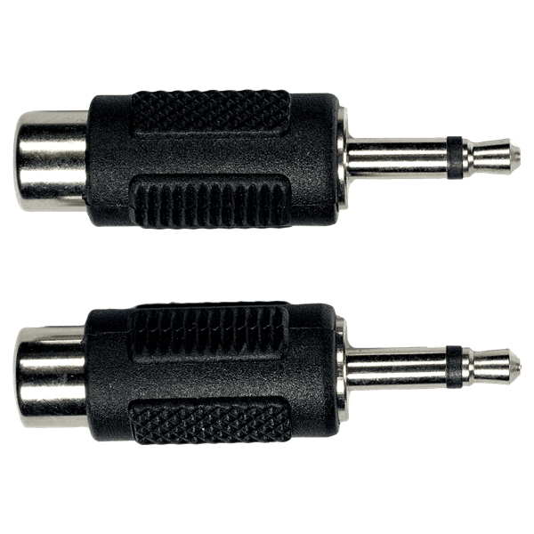 Yellow Cable AD16 Adattatore RCA Femmina/Mini Jack Mono Maschio 2 Pcs