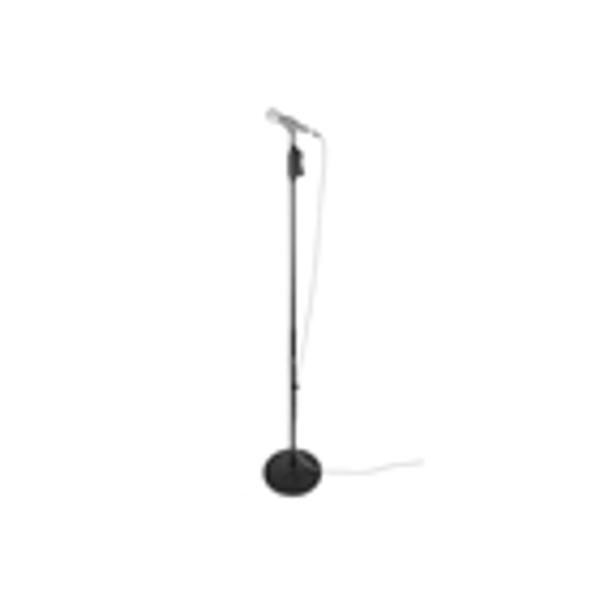Gator Frameworks GFW-MIC-1201 Supporto microfonico con base rotonda da 30,5 cm e altezza regolabile da 101,6 a 160 cm<br>