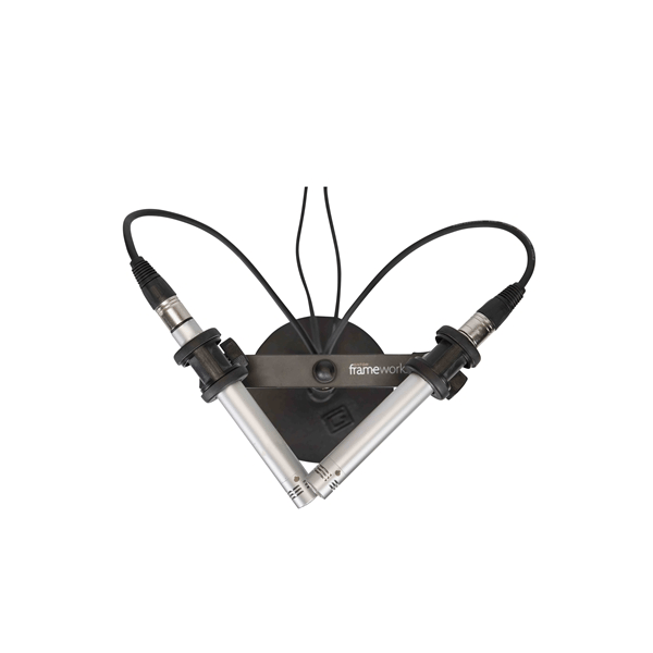 Gator Frameworks GFWMIC1TO2 Supporto barra microfonica 1 a 2