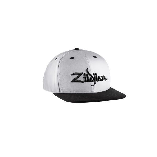 Zildjian ZAHC0022 - White 6 Panel Snapback Hat